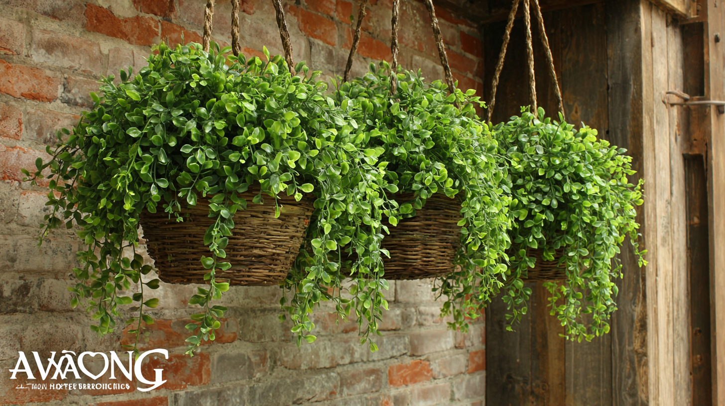 15 Amazing Artificial Plants Perfect for Hanging Baskets
