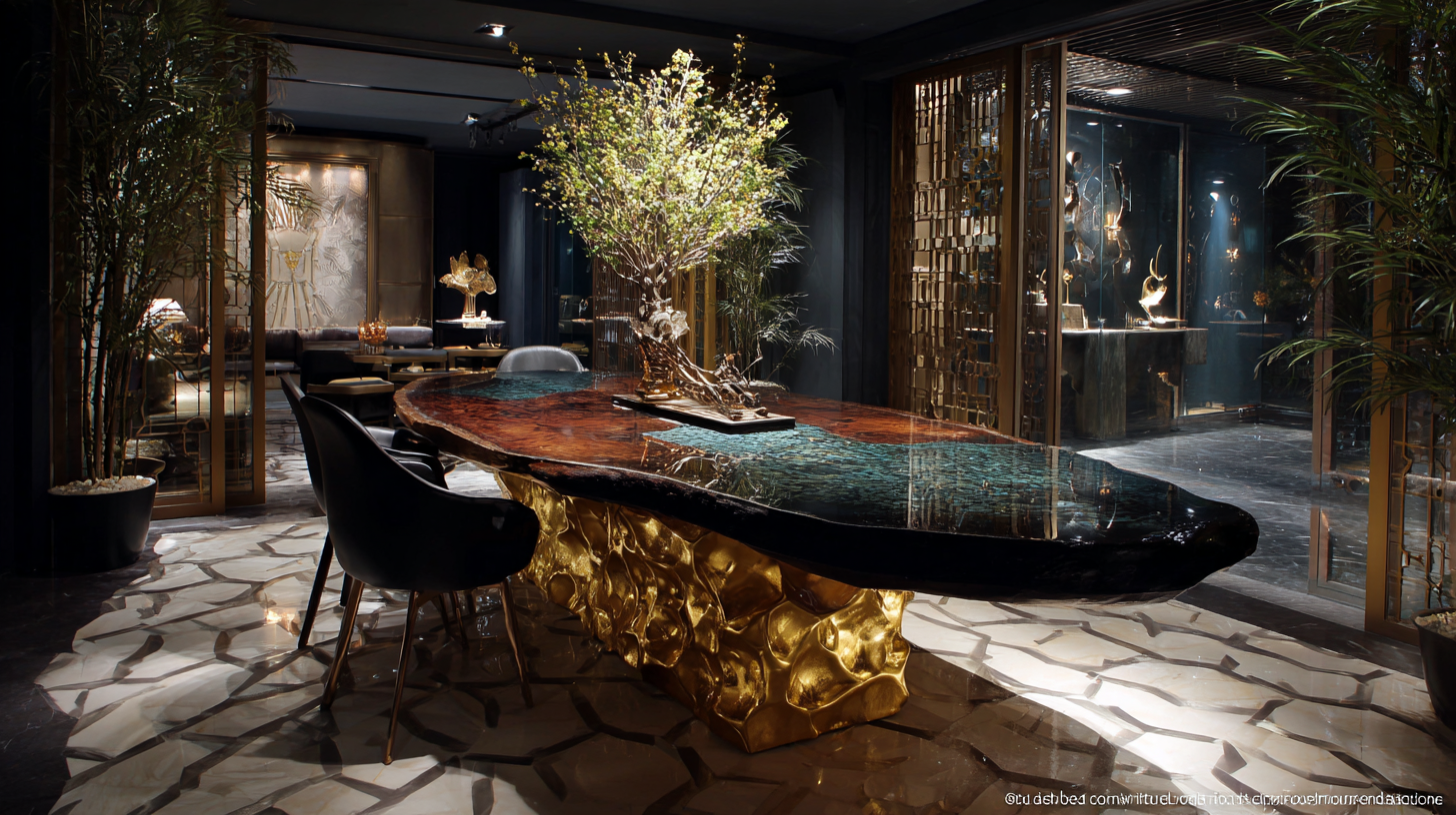 Unveiling the Global Impact of China's Best Home Decor Dining Tables: Craftsmanship Meets Innovation