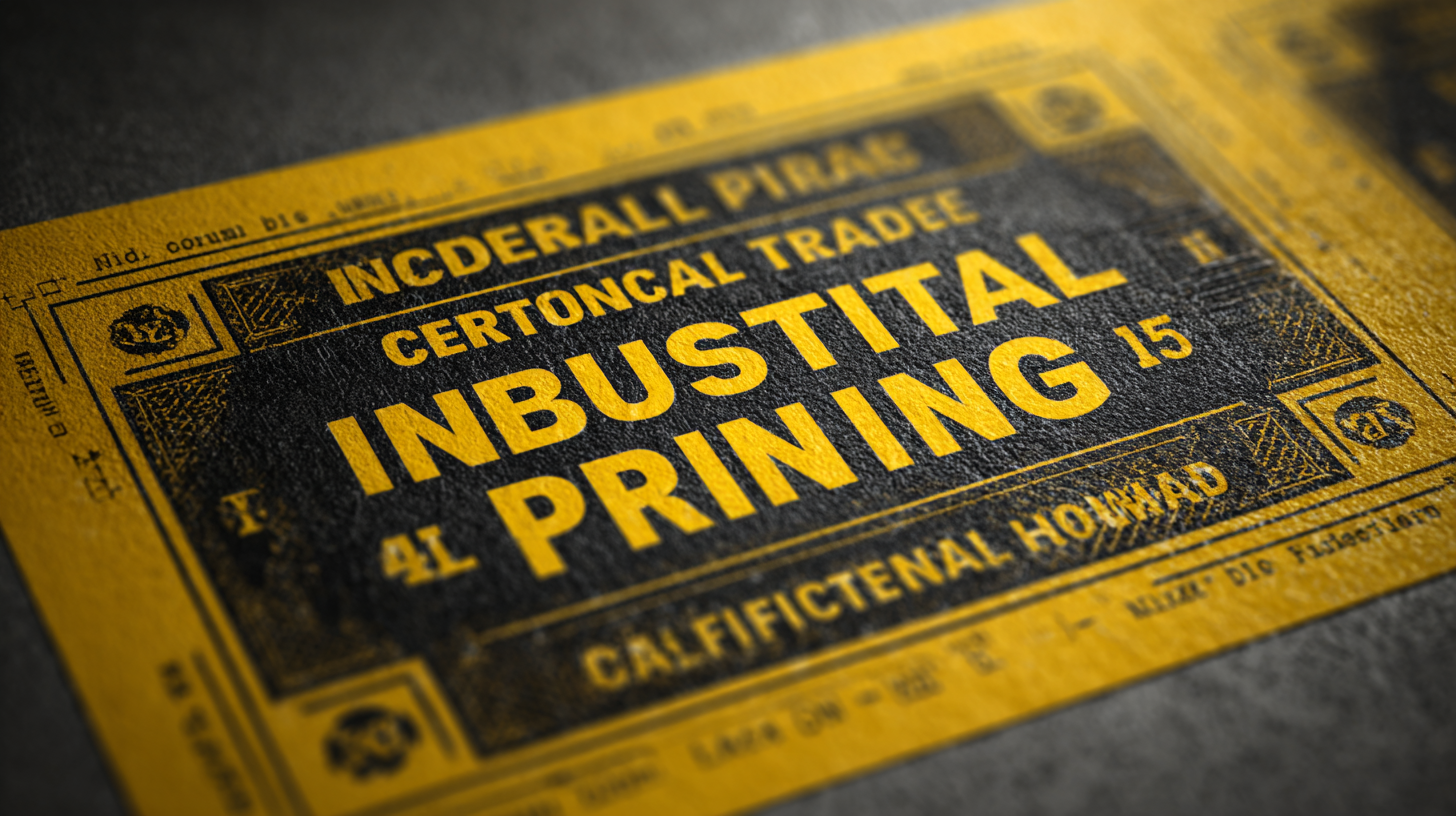 Unlocking Global Trade How to Navigate Industrial Label Printing Certifications for Success