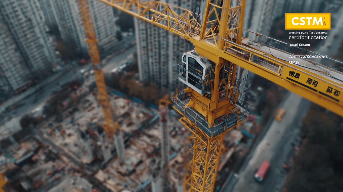 Unlocking Global Trade with Best Yongmao Used Tower Crane Compliance Certification