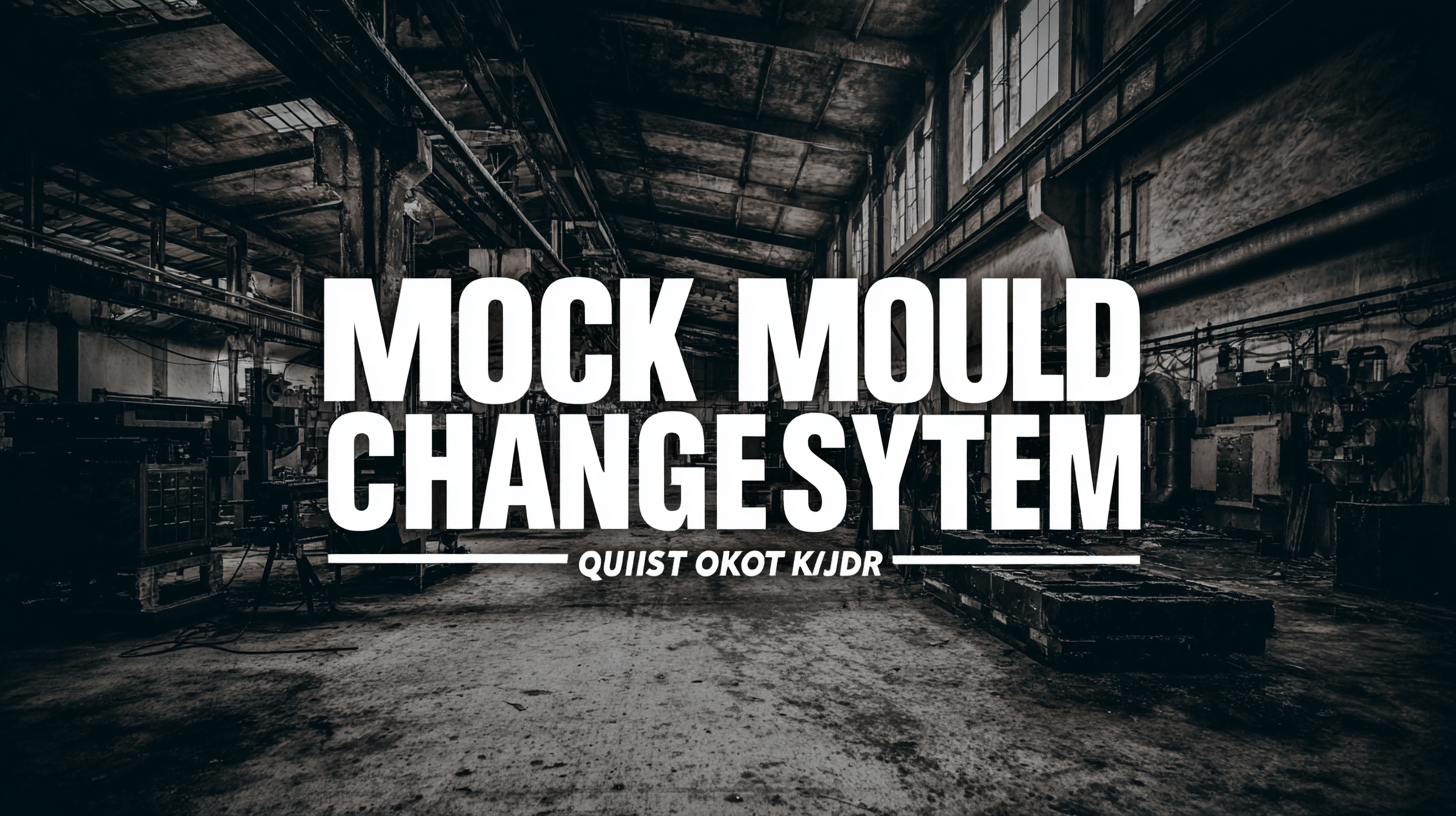How to Achieve Operational Excellence with the Best Quick Mold Change System in Your Factory
