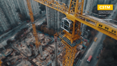 Unlocking Global Trade with Best Yongmao Used Tower Crane Compliance Certification