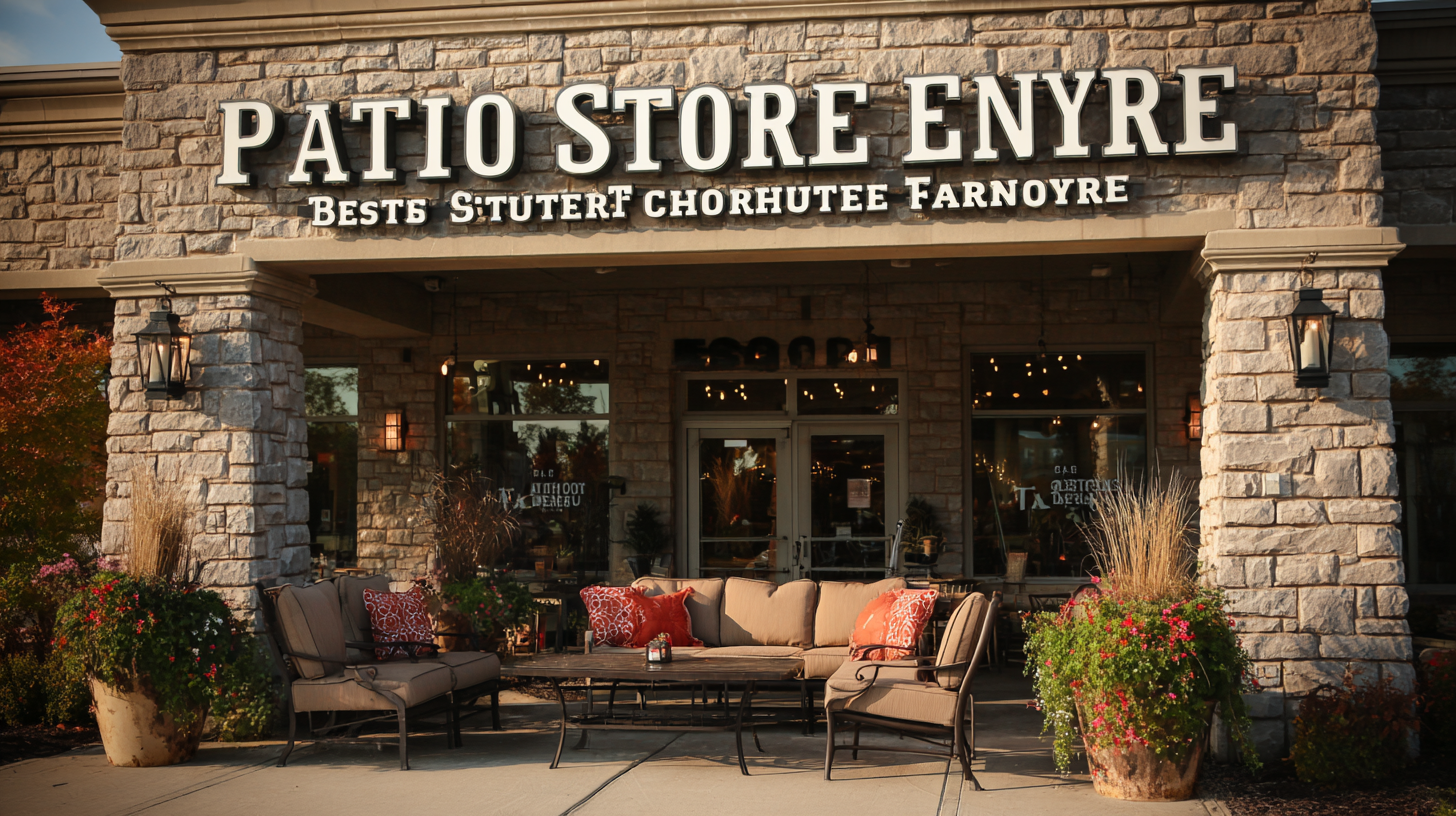 7 Reasons Why Our Store is the Top Choice for Best Patio Furniture in 2023