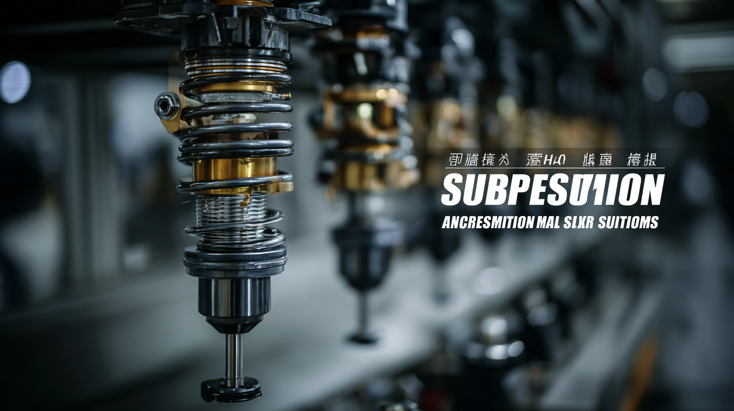 China Smart Manufacturing Leading the Global Market with Premium Automobile Suspension Systems