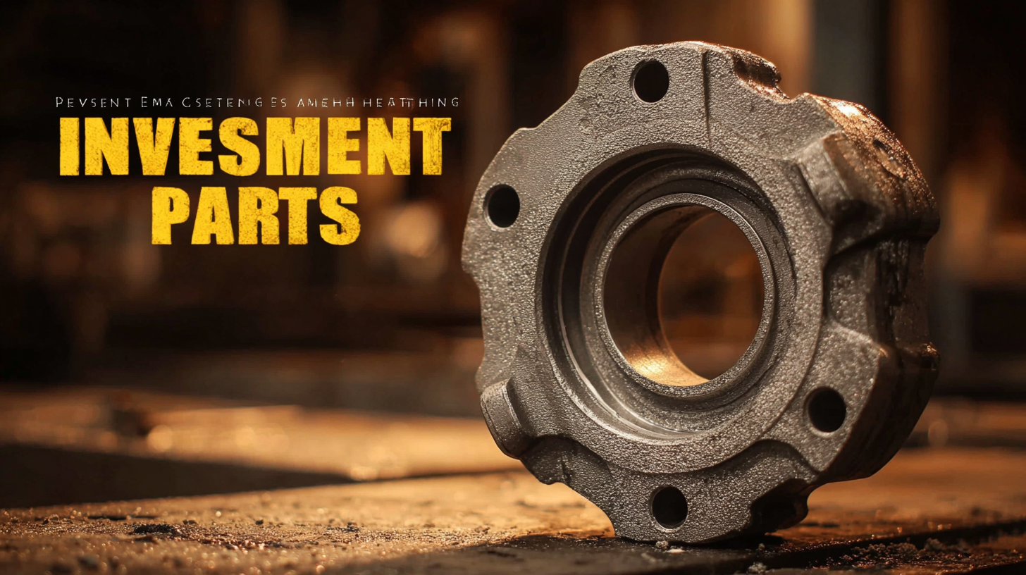 Elevate Your Business with Premium Investment Casting Parts Made in China
