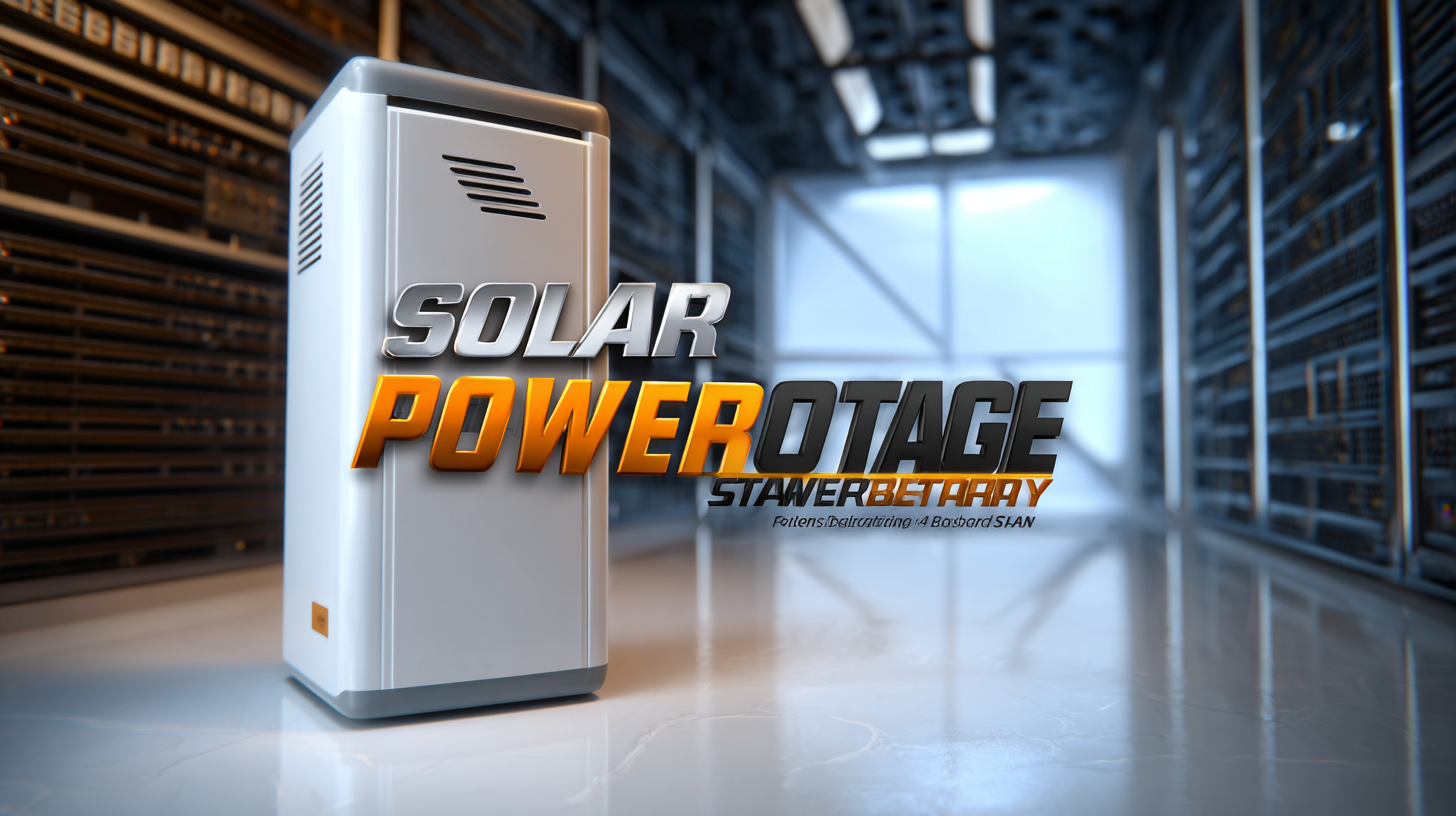 What is the Importance of Best Solar Power Battery Storage in Modern Energy Solutions