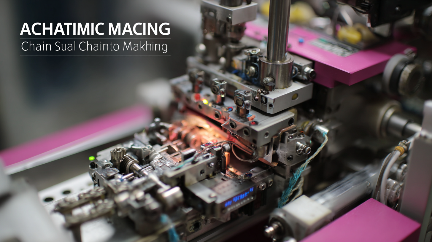 Global Supply Chain Revolution China Leads with Best Automatic Chain Making Machine