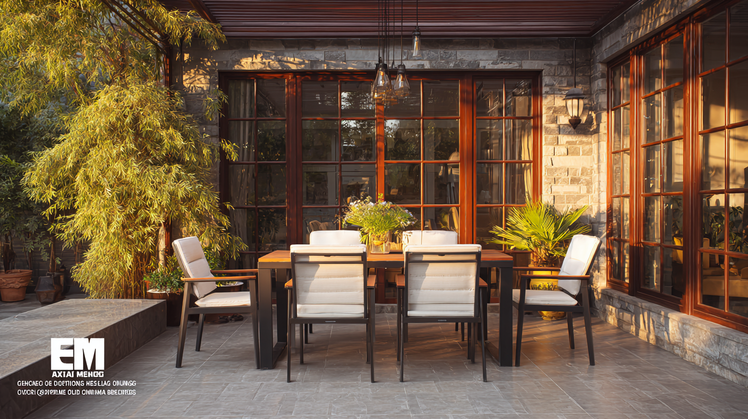Excel in Outdoor Living with China's Premier Table and Chair Solutions for Global Markets