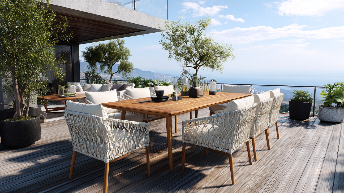 Excel in Outdoor Living with China's Premier Table and Chair Solutions for Global Markets