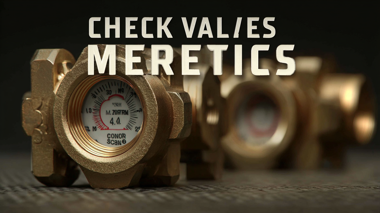 Comparing the Top 5 Best Check Valves: Performance Metrics and Industry Insights for Optimal Selection