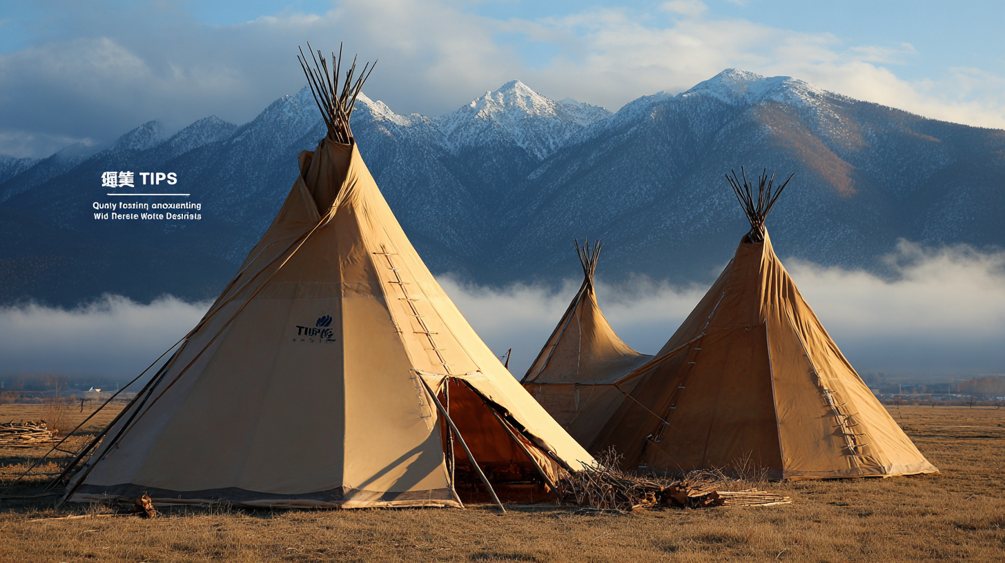Quality Tipi Tents Made in China Conquering the Global Market