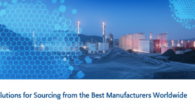 Solutions for Sourcing from the Best Manufacturers Worldwide