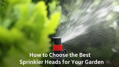 How to Choose the Best Sprinkler Heads for Your Garden