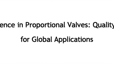 Chinese Excellence in Proportional Valves: Quality You Can Trust for Global Applications