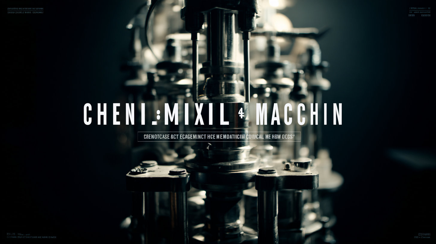 Solutions for Enhancing Efficiency with the Best Chemical Mixture Machine