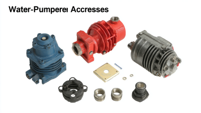 Discover Superior Water Pump Accessories from Premier Chinese Manufacturers for Global Buyers