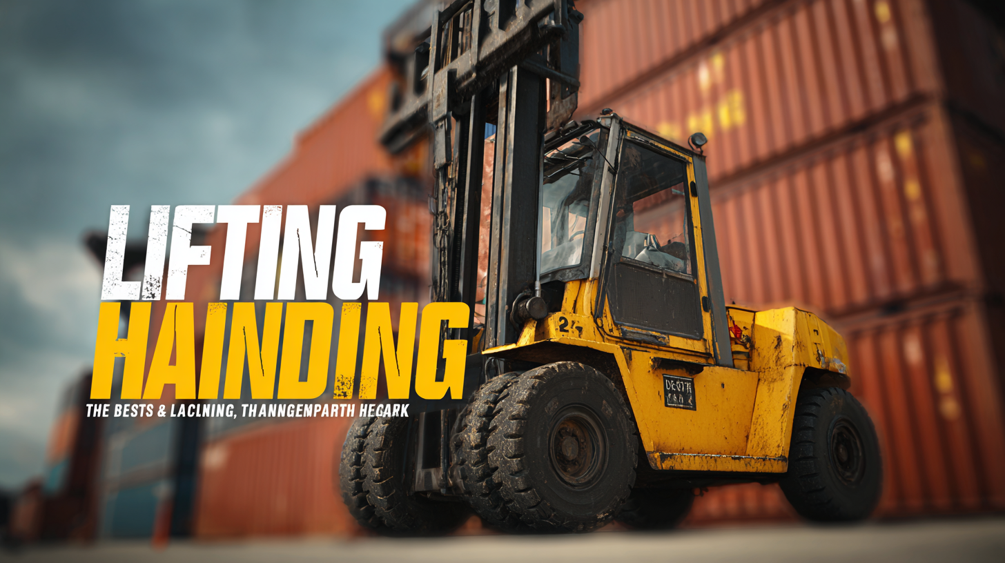Unlocking Efficiency in Logistics with the Best Lifting and Handling Equipment Techniques
