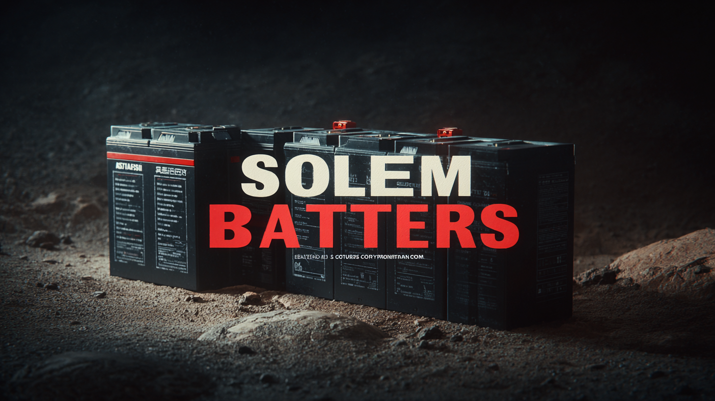 Explore the Top Choices for Best Solar System Batteries in 2023