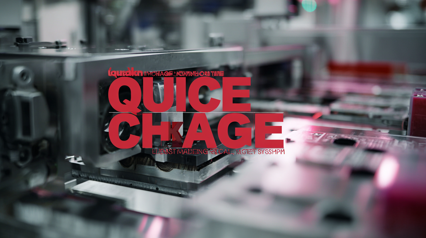 Leading the Charge in Global Manufacturing with the Best Quick Die Change System from China