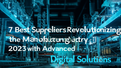 7 Best Suppliers Revolutionizing the Manufacturing Industry in 2023 with Advanced Digital Solutions