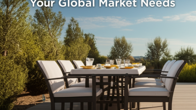 How to Choose the Best Outdoor Furnishings for Your Global Market Needs