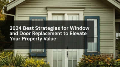 2024 Best Strategies for Window and Door Replacement to Elevate Your Property Value