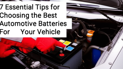7 Essential Tips for Choosing the Best Automotive Batteries for Your Vehicle