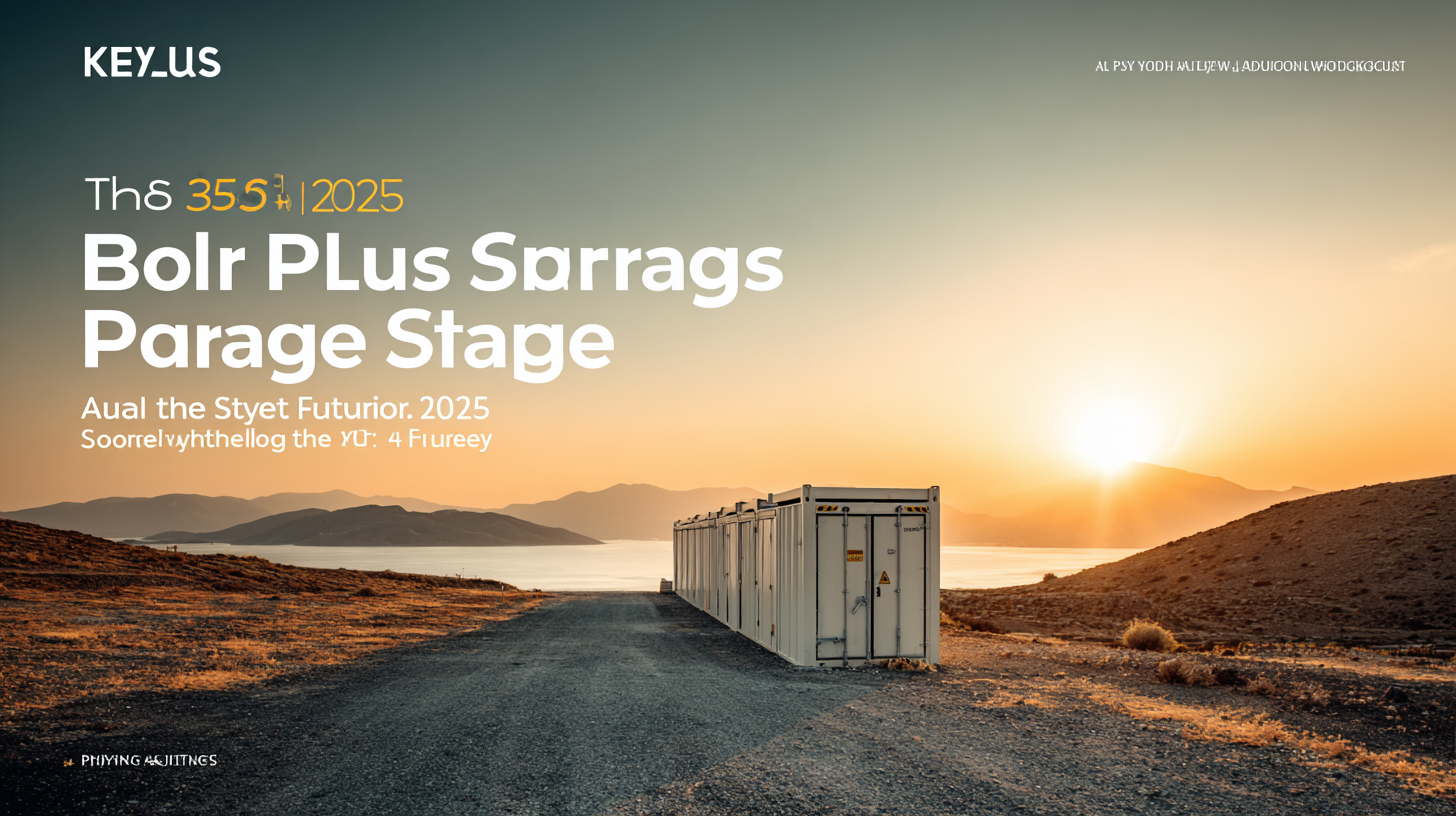 “Unlocking the Future: Key Trends for 'Best Solar Plus Storage' by 2025”