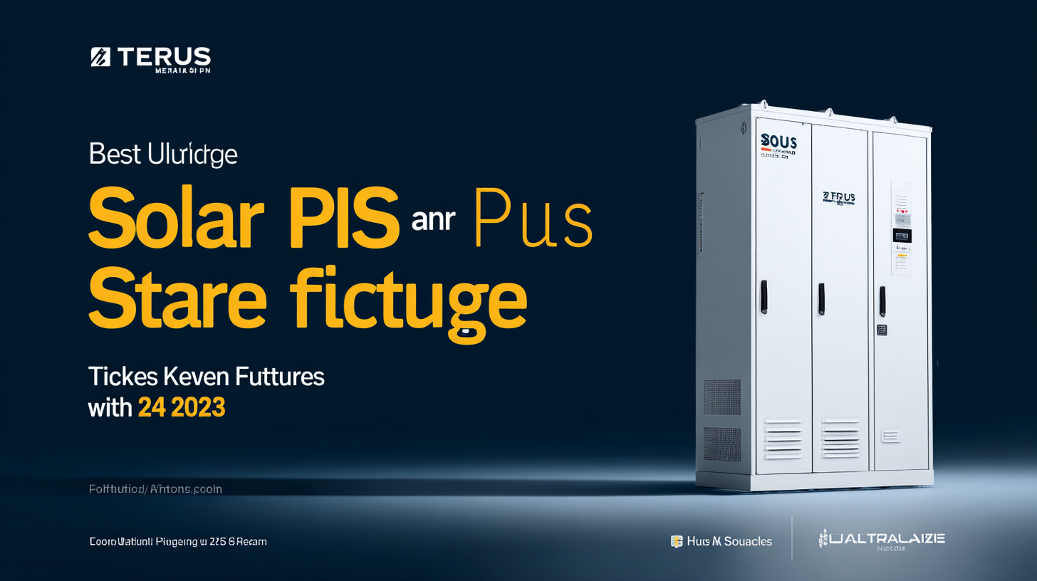 “Unlocking the Future: Key Trends for 'Best Solar Plus Storage' by 2025”