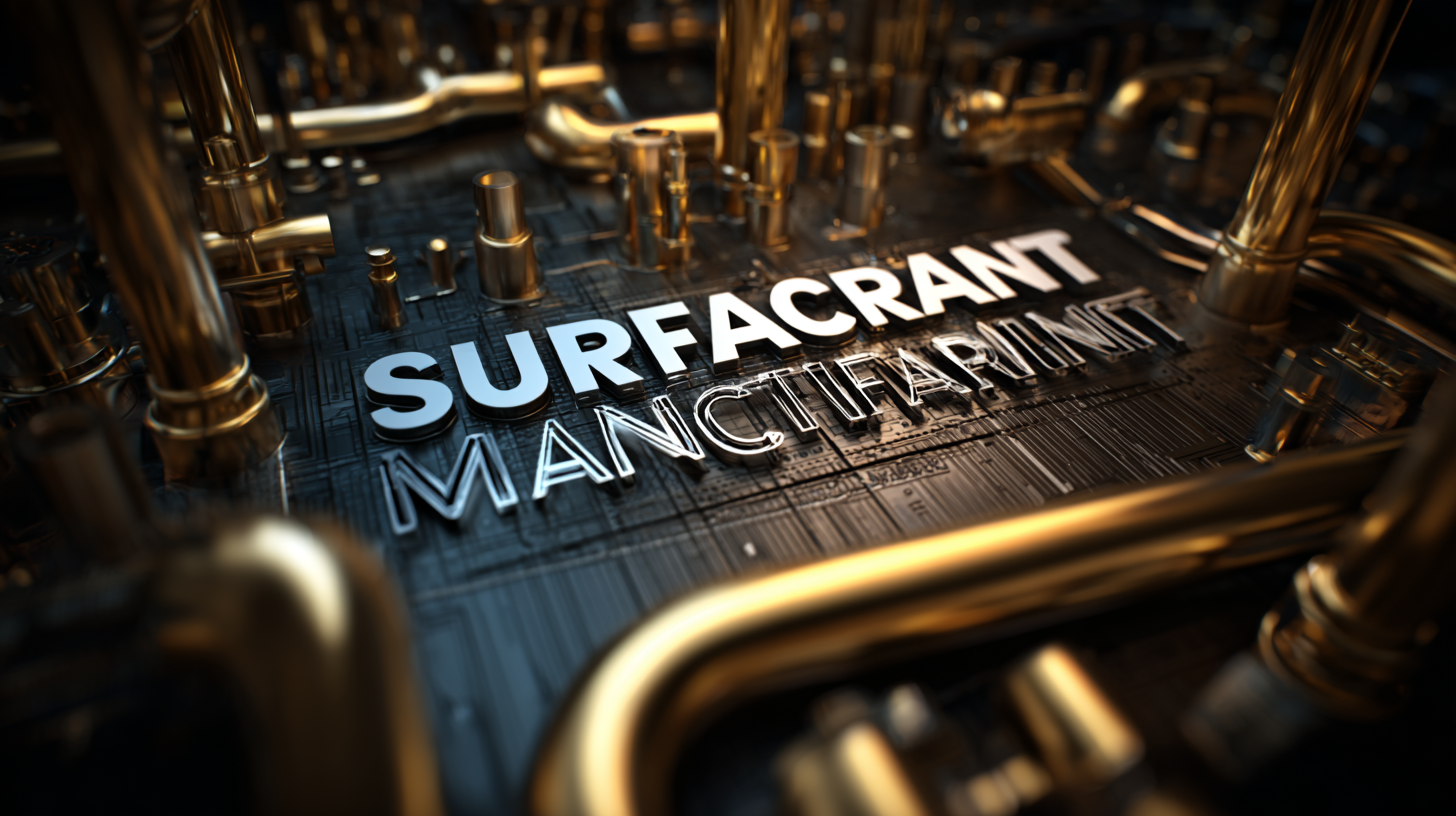 How to Choose the Best Surfactant for Your Manufacturing Needs