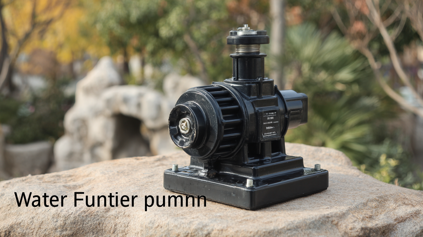 Global Success of Quality Water Fountain Pumps Made in China