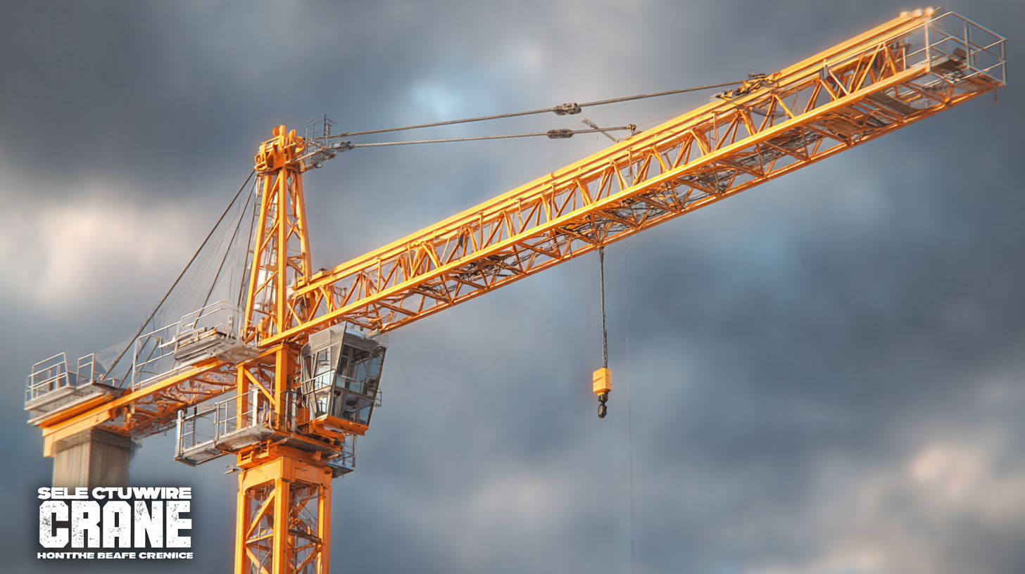 How to Choose the Best Self Erecting Tower Crane for Your Construction Projects