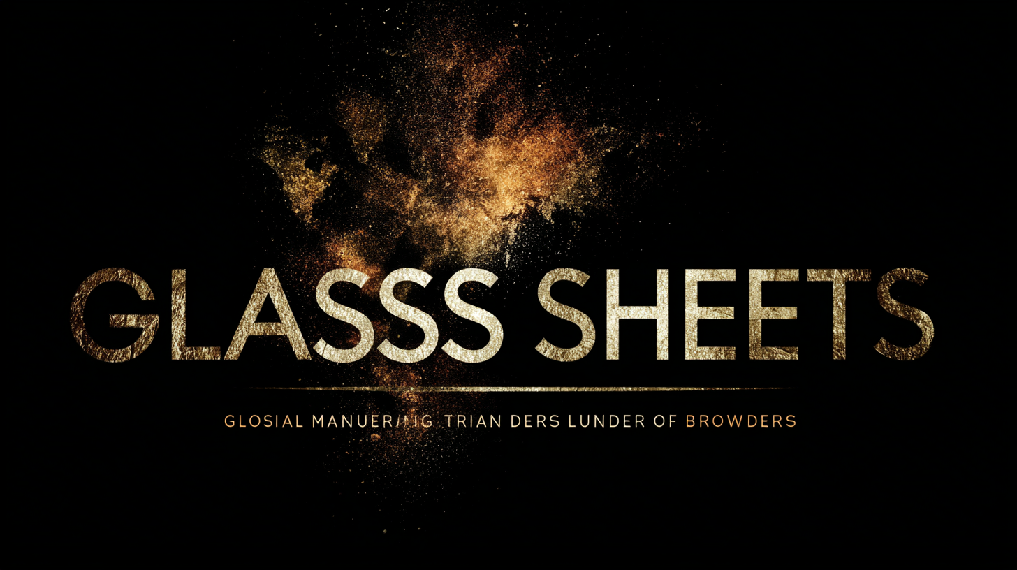 Global Leaders in Manufacturing Best Glass Sheets for Discerning Buyers