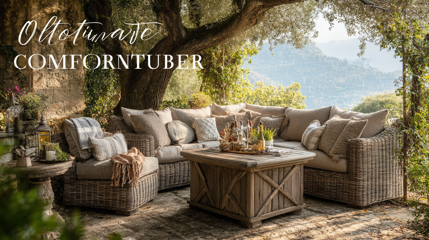 Ultimate Guide to Choosing the Best Outdoor Comfortable Furniture for Your Space