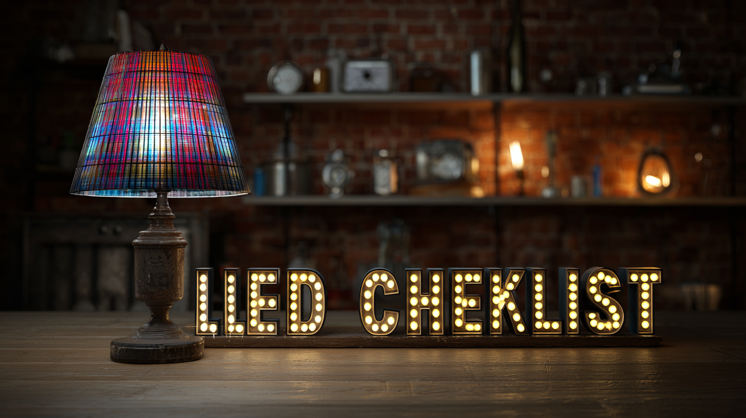 Ultimate Checklist for Choosing the Best Led Lamp Display for Your Needs