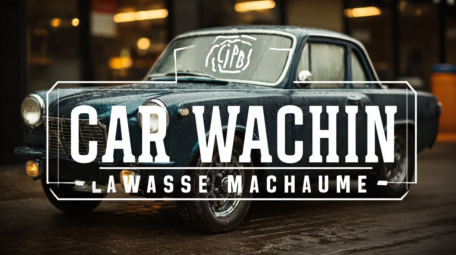 7 Essential Tips for Choosing the Best Car Wash Machine Equipment for Your Business