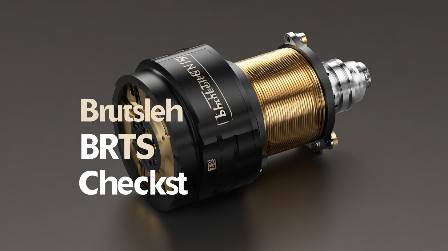 Ultimate Checklist for Choosing the Best Brushless Motor for Your Application