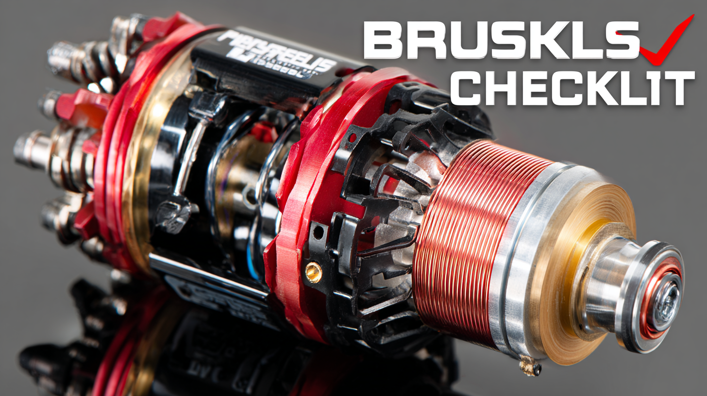 Ultimate Checklist for Choosing the Best Brushless Motor for Your Application