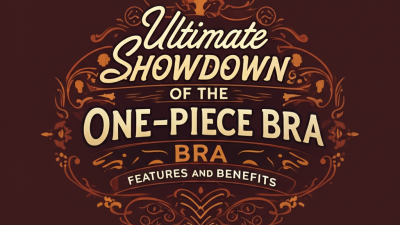 Ultimate Showdown of The One-Piece Bra Features and Benefits