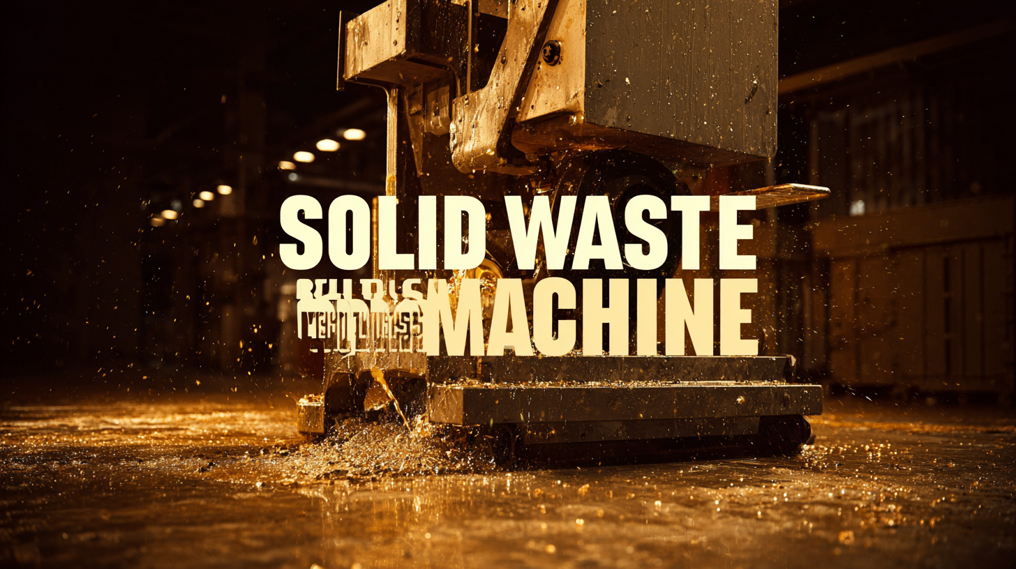 The Future of Sustainable Solutions with Best Solid Waste Pellet Machine
