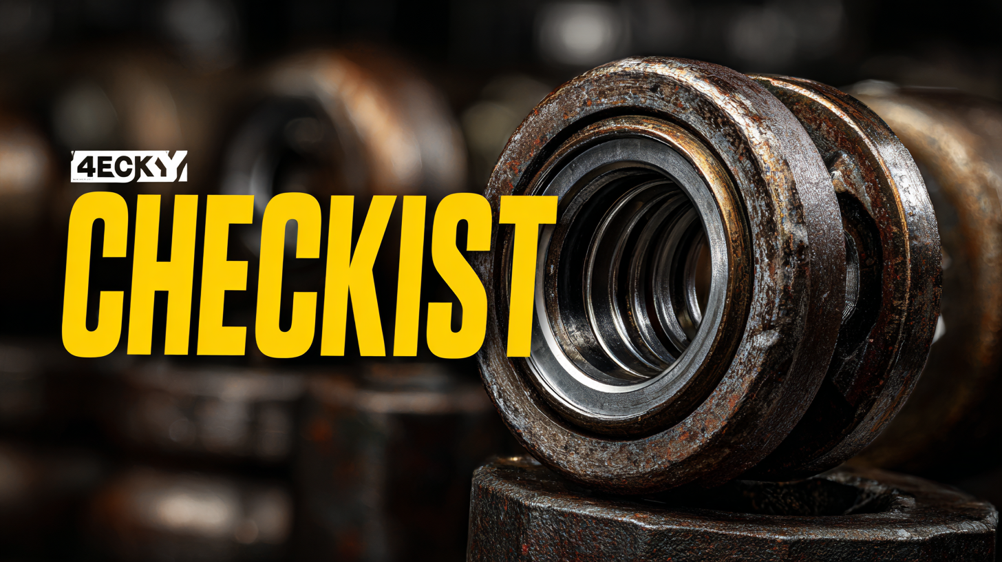 Ultimate Checklist for Selecting the Right Heavy Machinery Bearing Replacement
