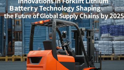 Innovations in Forklift Lithium Battery Technology Shaping the Future of Global Supply Chains by 2025
