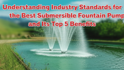 Understanding Industry Standards for the Best Submersible Fountain Pump and Its Top 5 Benefits