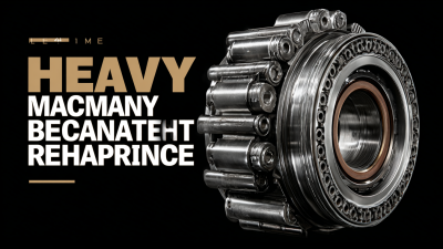 Ultimate Checklist for Selecting the Right Heavy Machinery Bearing Replacement