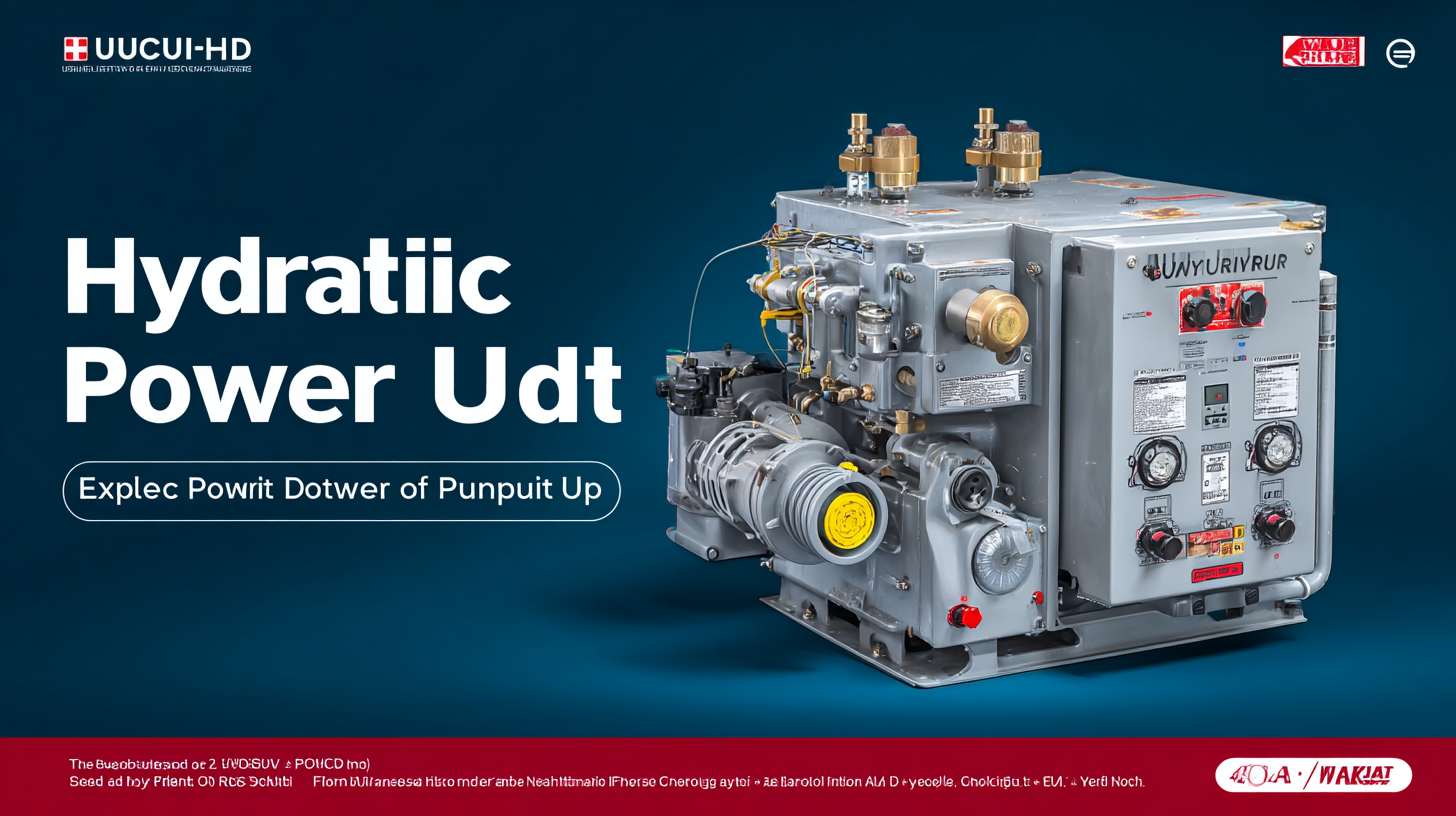 Exploring the Best Hydraulic Power Unit: Features, Applications, and How to Choose the Right One for Your Needs
