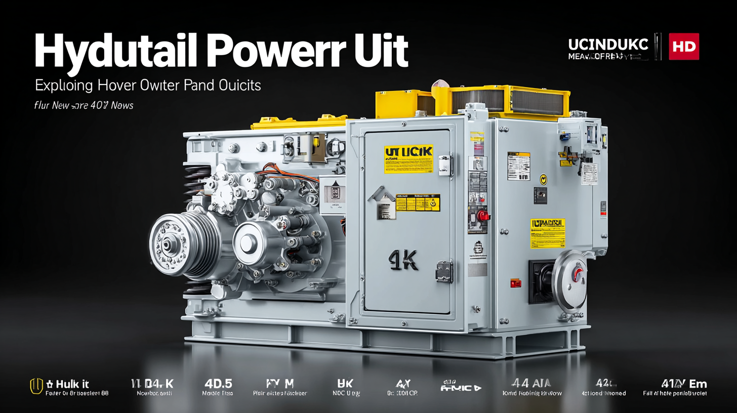 Exploring the Best Hydraulic Power Unit: Features, Applications, and How to Choose the Right One for Your Needs