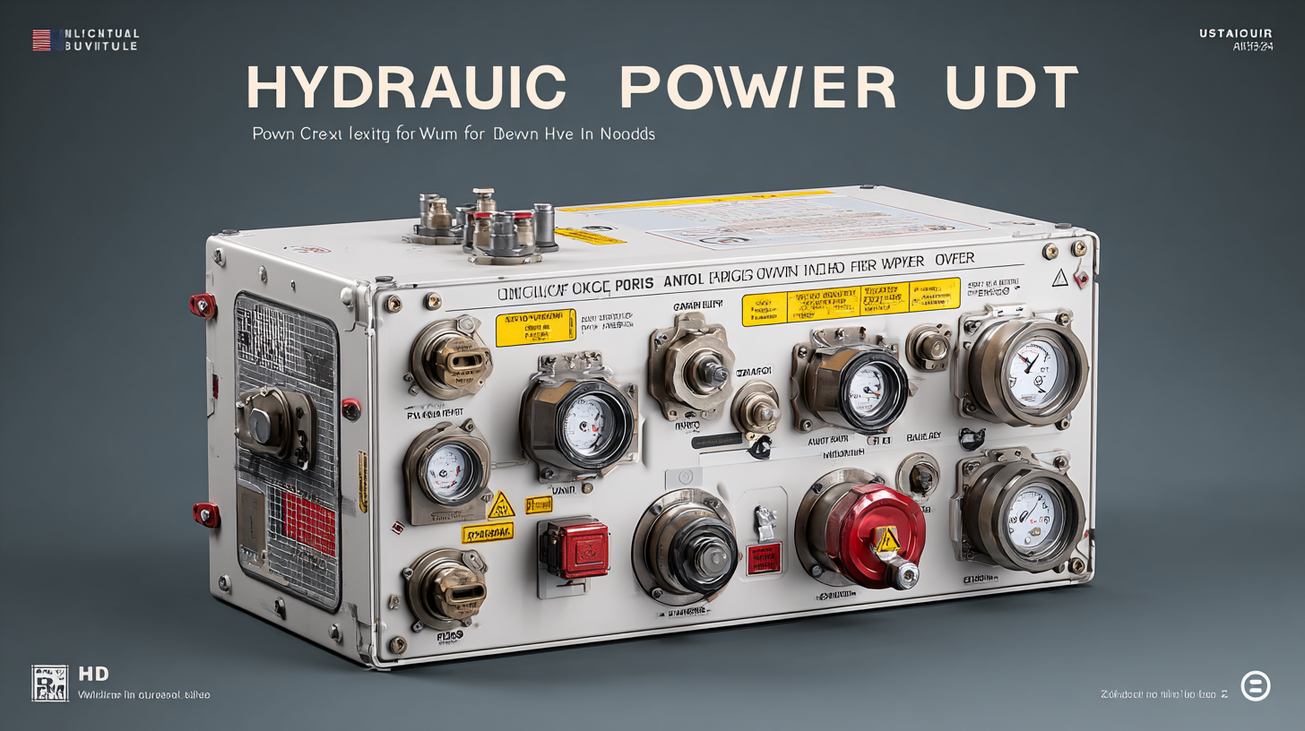 Exploring the Best Hydraulic Power Unit: Features, Applications, and How to Choose the Right One for Your Needs