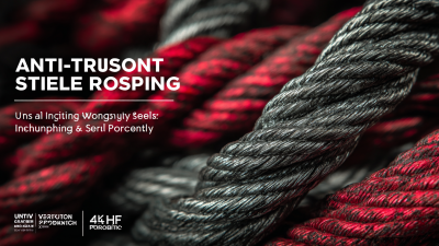 Understanding the Advantages of the Best Anti Twisting Steel Rope for Global Procurement