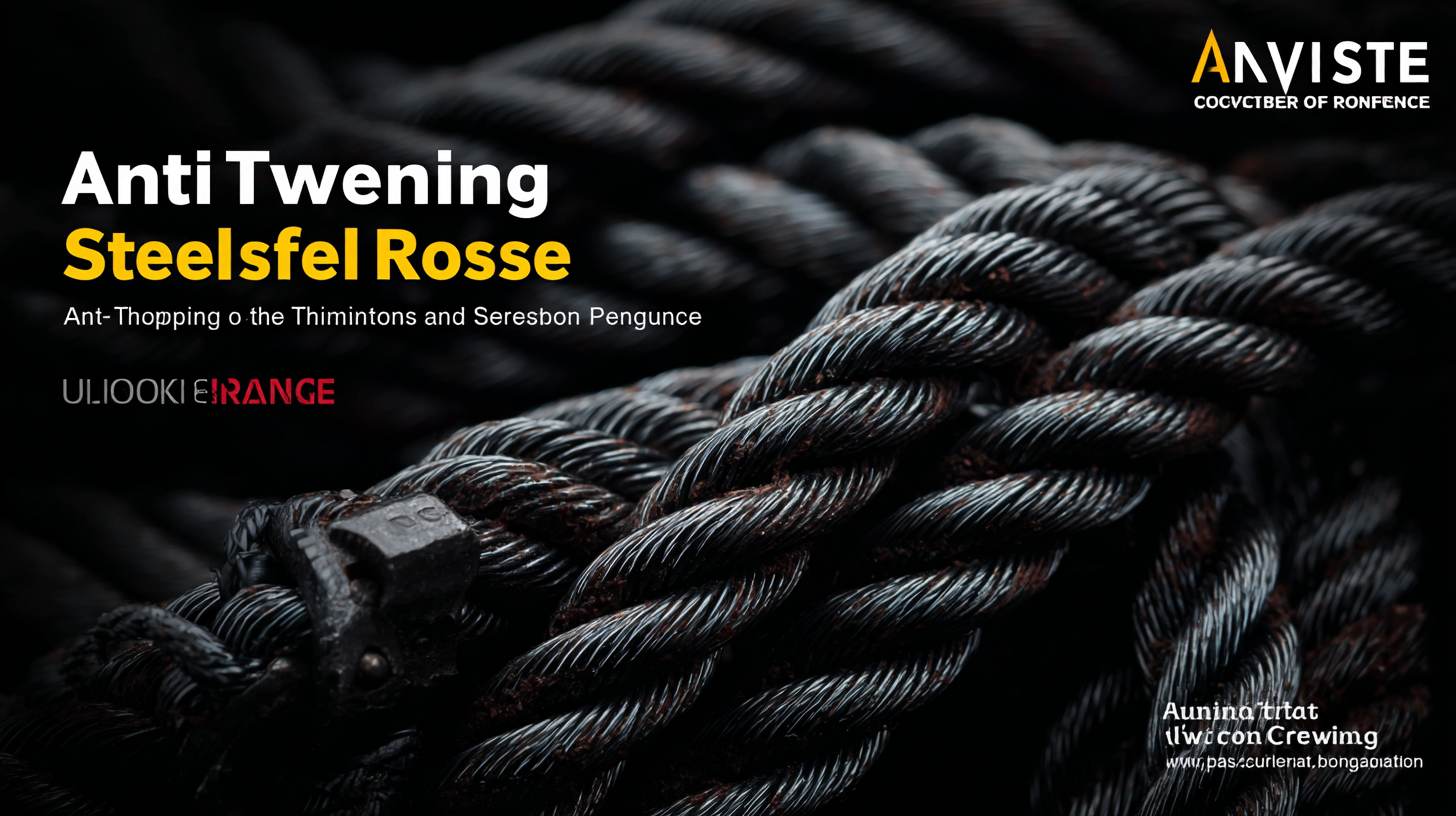 Understanding the Advantages of the Best Anti Twisting Steel Rope for Global Procurement