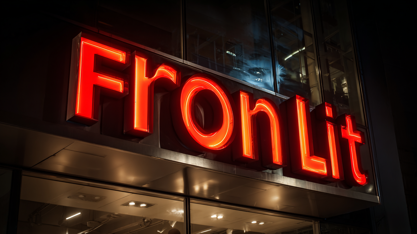 Effective Use of Best Frontlit Signs in Retail Environments and Tips for Maximizing Impact